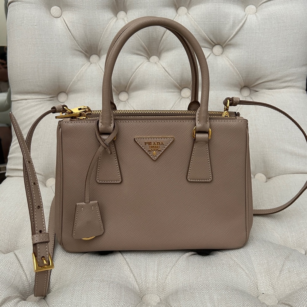 Prada Small Galleria Saffiano Leather Bag